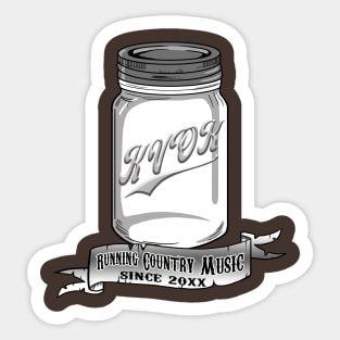 K.V.O.K Jar Of Country Sticker